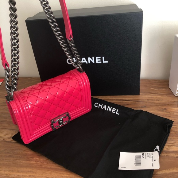 Sold out 🛑Chanel Pink Boy Bag - Picture 8 of 9